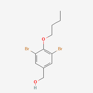 molecular formula C11H14Br2O2 B6317952 (3,5-Dibromo-4-butoxyphenyl)methanol CAS No. 1697692-87-7