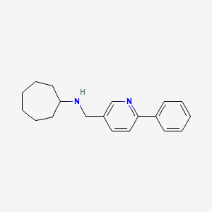 molecular formula C19H24N2 B6318045 Cycloheptyl-(6-phenyl-pyridin-3-ylmethyl)-amine CAS No. 179055-41-5