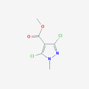 molecular formula C6H6Cl2N2O2 B6318063 Methyl 3,5-dichloro-1-methyl-1H-pyrazole-4-carboxylate CAS No. 109056-69-1
