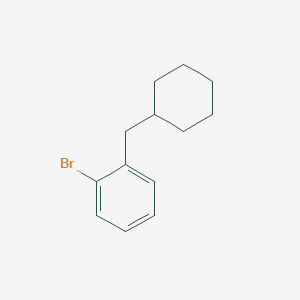 molecular formula C13H17Br B6318260 1-Bromo-2-(cyclohexylmethyl)benzene CAS No. 1781176-50-8