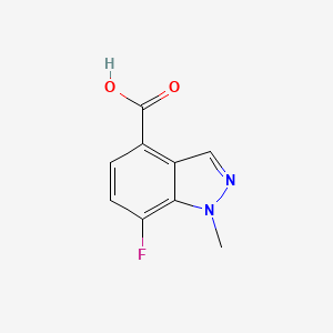 7-Fluoro-1-methyl-1H-indazole-4-carboxylic acid