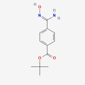 molecular formula C12H16N2O3 B6318348 tert-butyl 4-[(Z)-N'-hydroxycarbamimidoyl]benzoate CAS No. 184576-27-0