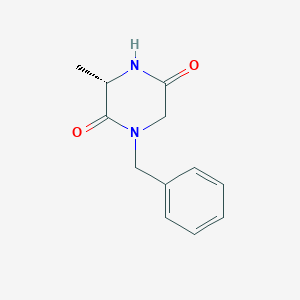 (S)-1-Benzyl-3-methylpiperazine-2,5-dione