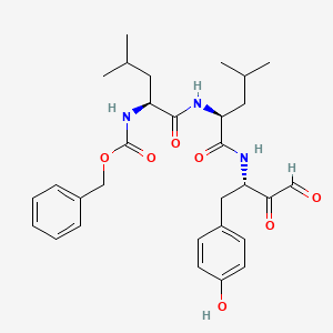 molecular formula C30H39N3O7 B6318453 Z-Leu-Leu-Tyr-COCHO 