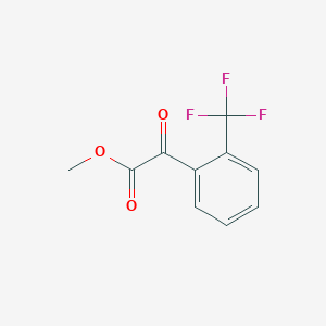 molecular formula C10H7F3O3 B6318460 Methyl 2-(trifluoromethyl)benzoylformate CAS No. 1565637-81-1