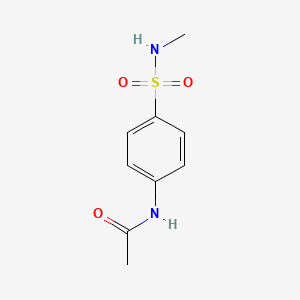 molecular formula C9H12N2O3S B6318463 N-(4-(N-methylsulfamoyl)phenyl)acetamide CAS No. 6884-87-3