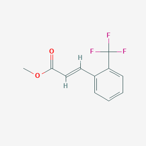 molecular formula C11H9F3O2 B6318493 Methyl 2-(trifluoromethyl)cinnamate CAS No. 157518-53-1