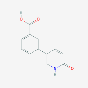 molecular formula C12H9NO3 B6318679 5-(3-CARBOXYPHENYL)-2-HYDROXYPYRIDINE CAS No. 819870-80-9