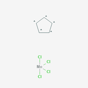 molecular formula C5H5Cl4Mo B6318707 Cyclopentadienylmolybdenum(V) tetrachloride CAS No. 62927-99-5