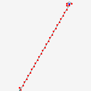 molecular formula C58H109NO31 B6318791 Acid-PEG25-NHS ester 