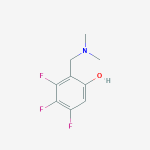 B6318844 6-Hydroxy-2,3,4-trifluoro-N,N-dimethylbenzylamine;  98% CAS No. 704884-80-0