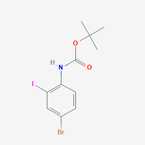 tert-Butyl 4-bromo-2-iodophenylcarbamate