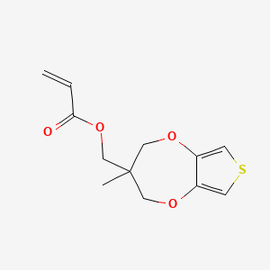 molecular formula C12H14O4S B6318884 3,4-Propylenedioxythiophene-acrylate CAS No. 1541046-27-8