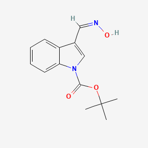 tert-Butyl 3-((hydroxyimino)methyl)-1H-indole-1-carboxylate