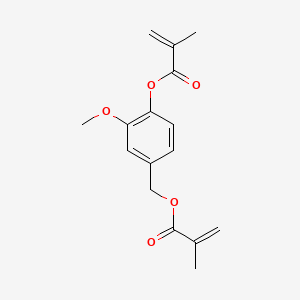 molecular formula C16H18O5 B6319103 Vanillin dimethacrylate CAS No. 36195-35-4