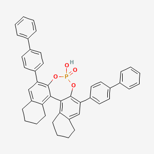 (11bR)-2,6-Bis([1,1'-biPh]-4-yl)-octahydro-4-HO-4-oxide-diNaph[2,1-d:1',2'-f][1,3,2]dioxaphosphepin, 98% (99% ee)