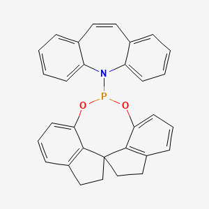 5-[(11aR)-10,11,12,13-Tetrahydrodiindeno[7,1-de:1',7'-fg][1,3,2]dioxaphosphocin-5-yl]-5H-dibenz[b,f]azepine, 98%