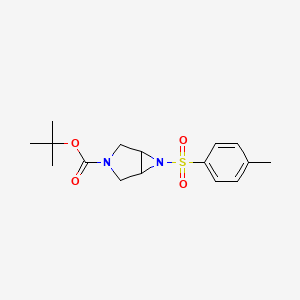 molecular formula C16H22N2O4S B6319199 tert-Butyl 6-tosyl-3,6-diazabicyclo[3.1.0]hexane-3-carboxylate CAS No. 852554-13-3