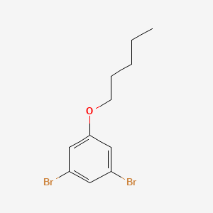 molecular formula C11H14Br2O B6319225 1,3-Dibromo-5-pentoxybenzene CAS No. 2121515-32-8
