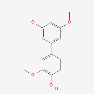 molecular formula C15H16O4 B6319296 4-(3,5-Dimethoxyphenyl)-2-methoxyphenol CAS No. 752252-66-7