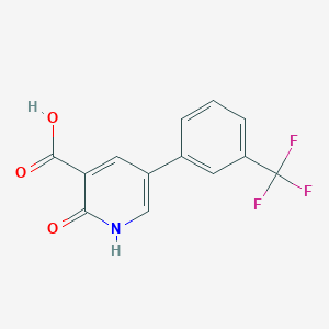2-Hydroxy-5-(3-trifluoromethylphenyl)nicotinic acid, 95%