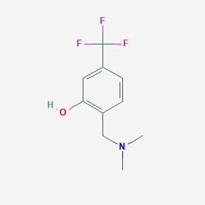 B6319373 2-Hydroxy-4-(trifluoromethyl)-N,N-dimethylbenzylamine CAS No. 704884-81-1