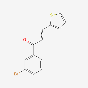 (2E)-1-(3-Bromophenyl)-3-(thiophen-2-yl)prop-2-en-1-one