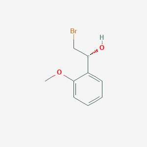 molecular formula C9H11BrO2 B6319560 (1R)-2-bromo-1-(2-methoxyphenyl)ethanol CAS No. 1212339-30-4