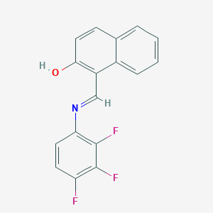 1-[(2,3,4-Trifluoro-phenylimino)-methyl]-naphthalen-2-ol
