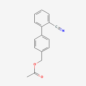 2'-Cyano-[1,1'-biphenyl]-4-ylmethyl acetate