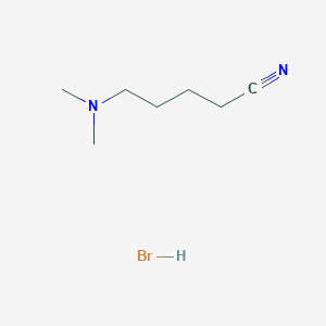 molecular formula C7H15BrN2 B6319638 5-(Dimethylamino)pentanenitrile hydrobromide CAS No. 1051369-00-6