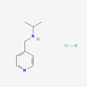 molecular formula C9H15ClN2 B6319664 N-(Pyridin-4-ylmethyl)propan-2-amine hydrochloride CAS No. 1158624-90-8