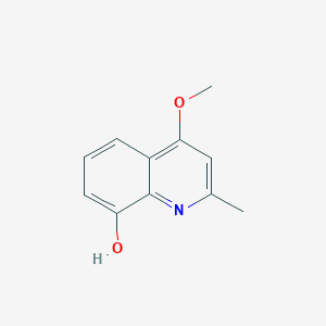 molecular formula C11H11NO2 B063197 4-Methoxy-2-methylquinolin-8-OL CAS No. 167834-50-6