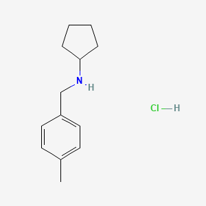 molecular formula C13H20ClN B6319723 N-(4-Methylbenzyl)cyclopentanamine hydrochloride CAS No. 1158414-41-5
