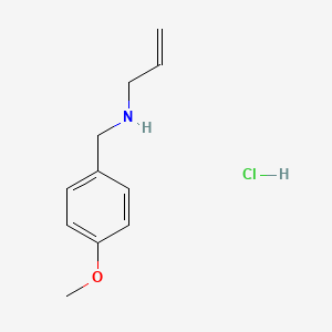 molecular formula C11H16ClNO B6319741 N-(4-Methoxybenzyl)prop-2-en-1-amine hydrochloride CAS No. 160676-84-6