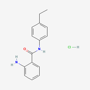B6319873 2-Amino-N-(4-ethylphenyl)benzamide hydrochloride CAS No. 1158515-46-8