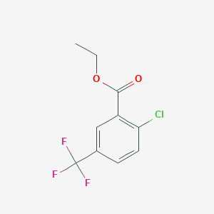 molecular formula C10H8ClF3O2 B6319922 Ethyl 2-chloro-5-(trifluoromethyl)benzoate CAS No. 162938-44-5