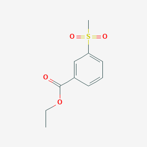 molecular formula C10H12O4S B6319978 3-Methanesulfonyl-benzoic acid ethyl ester CAS No. 83112-38-3