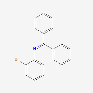molecular formula C19H14BrN B6320004 Benzenamine, 2-bromo-N-(diphenylmethylene)- CAS No. 251320-80-6