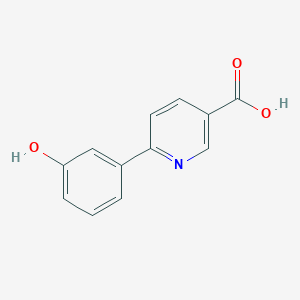 molecular formula C12H9NO3 B6320034 6-(3-Hydroxyphenyl)pyridine-3-carboxylic acid CAS No. 1258626-58-2