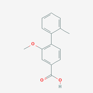 molecular formula C15H14O3 B6320102 3-Methoxy-4-(2-methylphenyl)benzoic acid CAS No. 175153-24-9