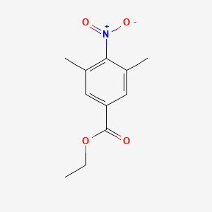 molecular formula C11H13NO4 B6320290 Ethyl 3,5-dimethyl-4-nitrobenzoate CAS No. 3095-50-9