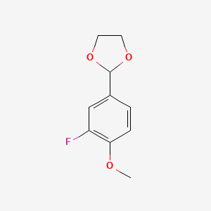 2-(3-Fluoro-4-methoxyphenyl)-1,3-dioxolane