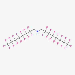 molecular formula C16H5F30N B6320328 Bis(1H,1H-perfluorooct-1-yl)amine CAS No. 3145-68-4