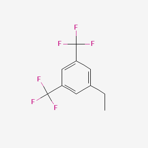 molecular formula C10H8F6 B6320353 3,5-Bis(trifluoromethyl)ethylbenzene CAS No. 752244-58-9
