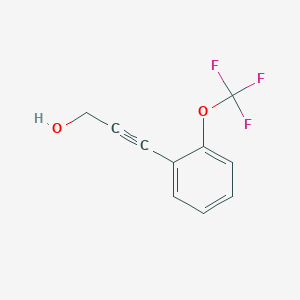 molecular formula C10H7F3O2 B6320367 3-(2-Trifluoromethoxy-phenyl)-prop-2-yn-1-ol CAS No. 1141049-59-3