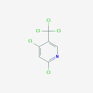 molecular formula C6H2Cl5N B6320377 2,4-Dichloro-5-(trichloromethyl)pyridine CAS No. 95234-75-6