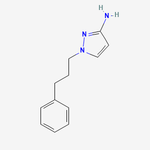 molecular formula C12H15N3 B6320406 1-(3-Phenylpropyl)-1H-pyrazol-3-amine CAS No. 1183855-80-2