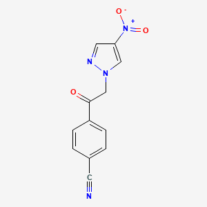 4-[2-(4-Nitro-1H-pyrazol-1-yl)acetyl]benzonitrile
