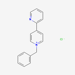 molecular formula C17H15ClN2 B6320476 1'-Benzyl-2,4'-bipyridin-1'-ium chloride CAS No. 90382-13-1